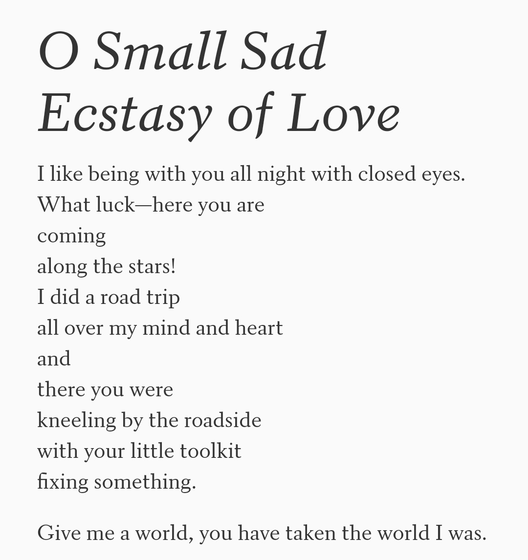 Happy birthday to the great Anne Carson 