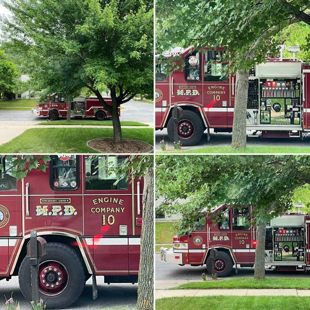 djogrolyo's tweet image. #Engine10 @madisonwifire back on our street. (For those wondering my husband used to be a Lieutenant on a fire department years ago…so I’m in the habit of taking pics any time I see a fire truck)

Thanks for you do @madisonwifire!  #MFD #MFDPride #MF… instagr.am/p/CQYVJ-7BQ_P/