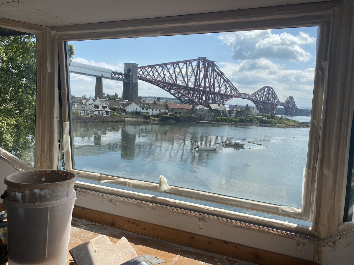 Not a bad view from work today. #NorthQueensferry #BeautifulScotland