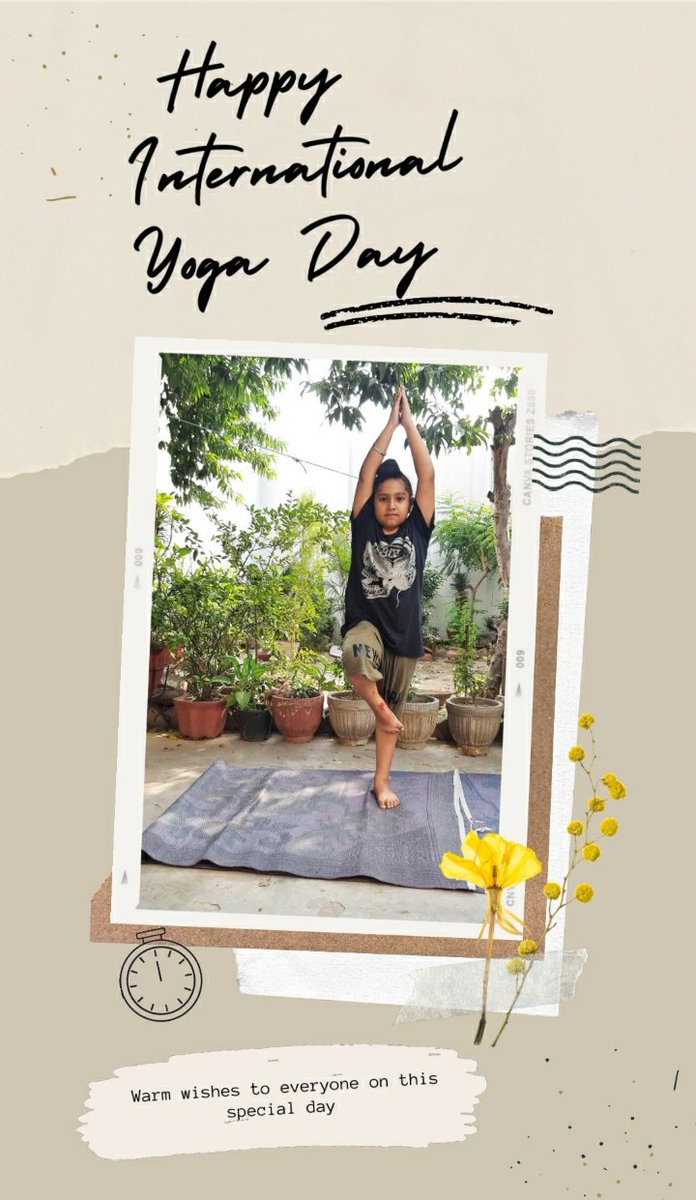 #InternationalDayOfYoga I wish that everyone learn and practice this wonderful way of living a healthier life. Warm wishes to everyone on this special day🤩
<a href="/KnpsIndia/">KNPS Phagwara India</a> <a href="/HeenaKalucha/">Heena Kalucha</a> <a href="/shardapullabha2/">sharda pullabhatla</a> <a href="/charuchhabra2/">Dr. Charu Chhabra</a> <a href="/pkdhillon08/">ParamjeetKaurDhillon</a> <a href="/Sujata12653490/">Sujata Sharma</a> <a href="/harpreetmehta23/">Harpreet Mehta</a>