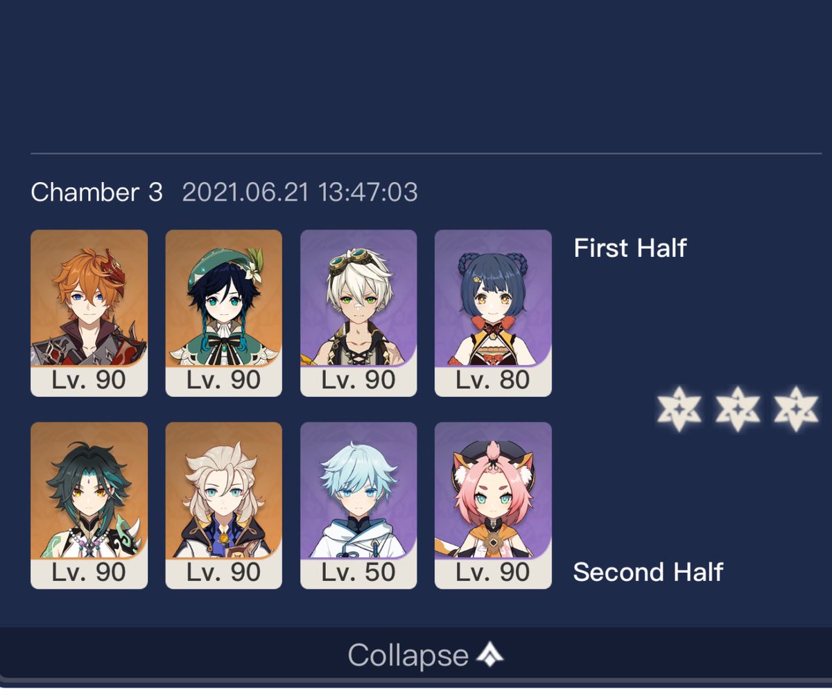 JulyDelic's tweet photo. I had to separate xiaoven for the first time in abyss 😭 (only floor12 tho) https://t.co/fEN1Rpcgpu