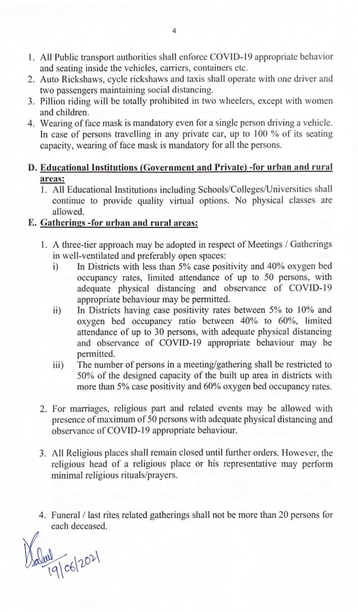 The State Disaster Management Authority has issued a revised SOPs (wef June 21- June 30, 2021) to contain spread of #covid19 virus in Arunachal.