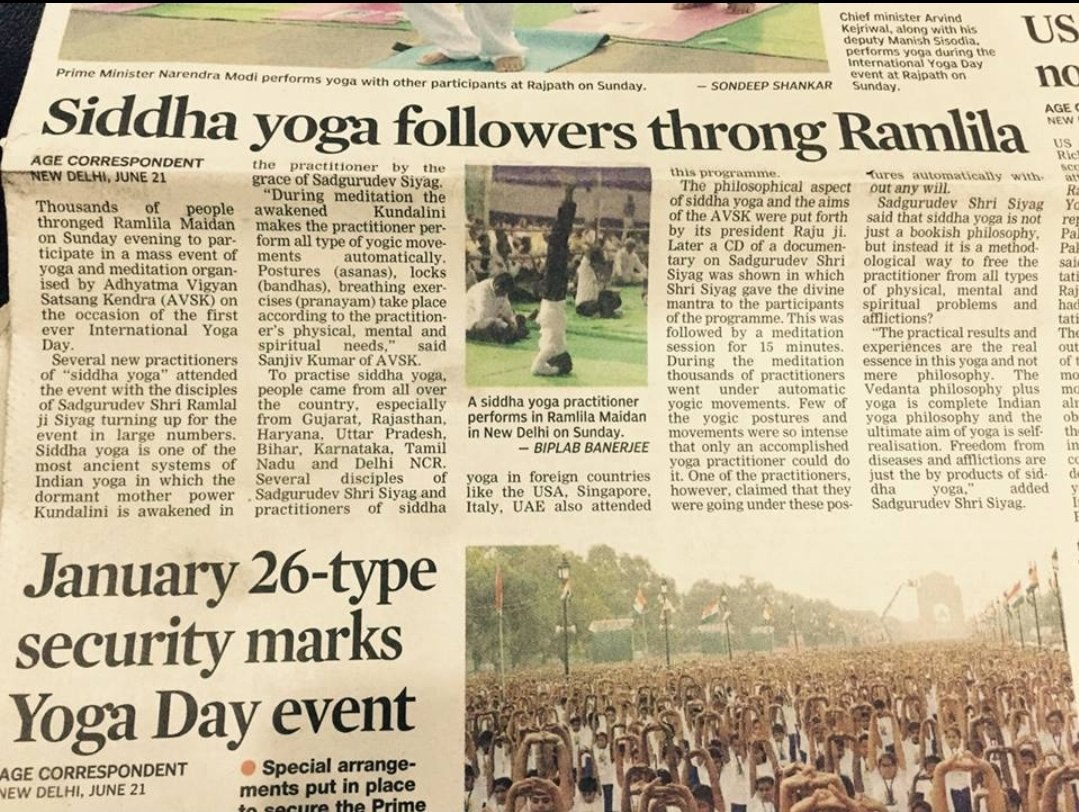 A glimpse of ramleela maidan, Delhi
A great event of siddha yoga previous orgainsed on #InternationalYogaDay 
#World_Best_Yogaसिद्धयोग #World_Best_Yoga #YogaForWellness #BeWithYogaBeAtHome #YogaAsanasWithSBI #the_sanjeevani_mantra #Delhi