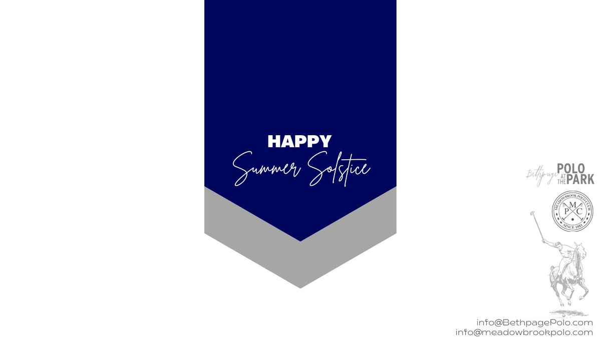 One of the great things about a Solstice is that it caters to the lovers of both night and day. Wishing everyone to enjoy this great Solstice of a phenomenon.

Happy Summer Solstice!

#bethpagepolo #meadowbrookpolo #summersolstice2021