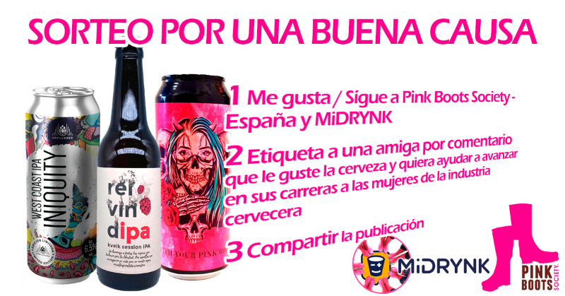 midrynk_com's tweet photo. Sorteazo en FB con las @pinkbootsbeer #España
Conoce esta organización que apoya a las #mujeres de la industria cervecera con formación
👇¿Unas #cervezas gratis?👇
#MiDRYNK #cervezasartesanales #cervezaartesanal #cervezaartesana #sorteo #cerveza #felizlunes #felizlunesatodos