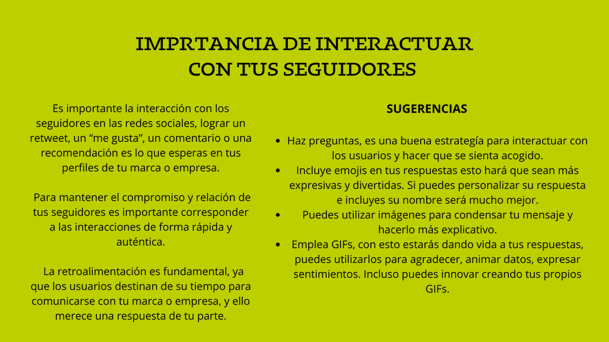 ¡Muy atentos a este post!

Bastante importante interactuar con los seguidores y sobre todo mantener esas interacciones. 
👍🙌👏