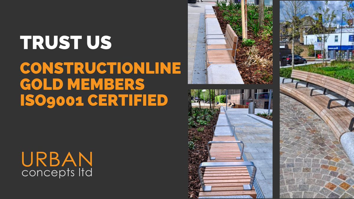 UrbanConceptsL1's tweet image. Urban Concepts Ltd is Constructionline Gold Members as ISO9001 certified, you know that we can be trusted to get it right.

#urbanconcepts #streetfurniture