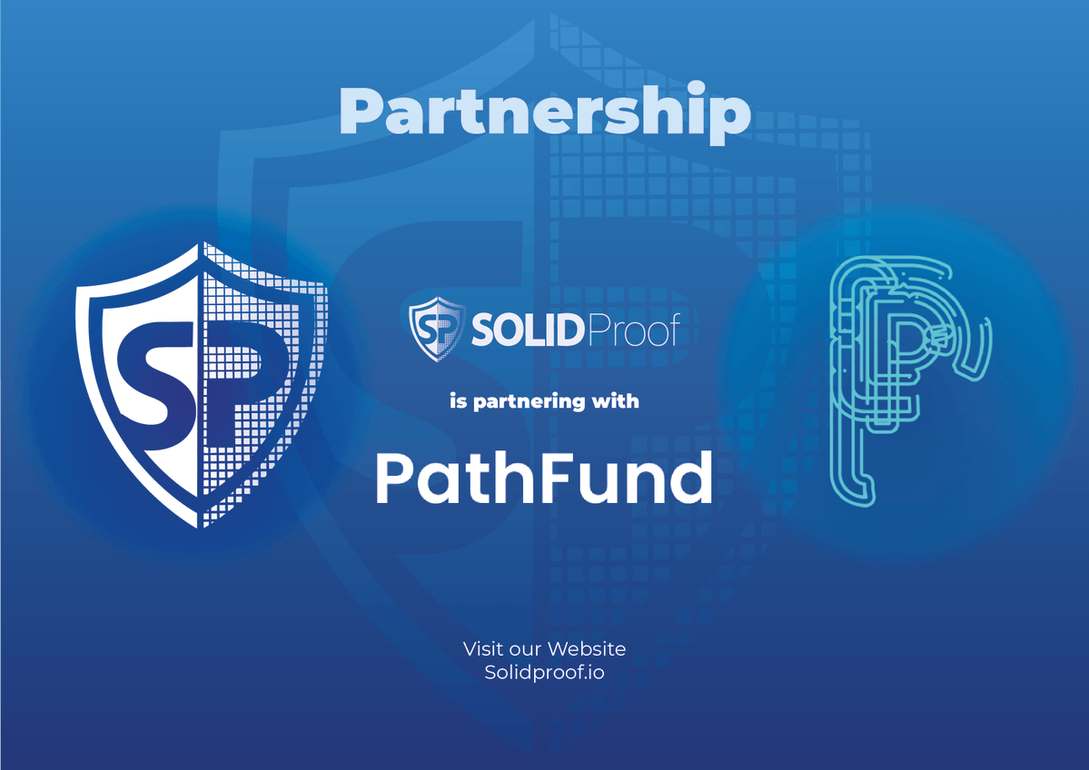SolidProof_io's tweet photo. Today we are happy to announce that we started a partnership with @PathFund

We are looking forward to the cooperation!

#partnership #smartcontracts #blockchain #Pathfund https://t.co/XoLB73MkMp