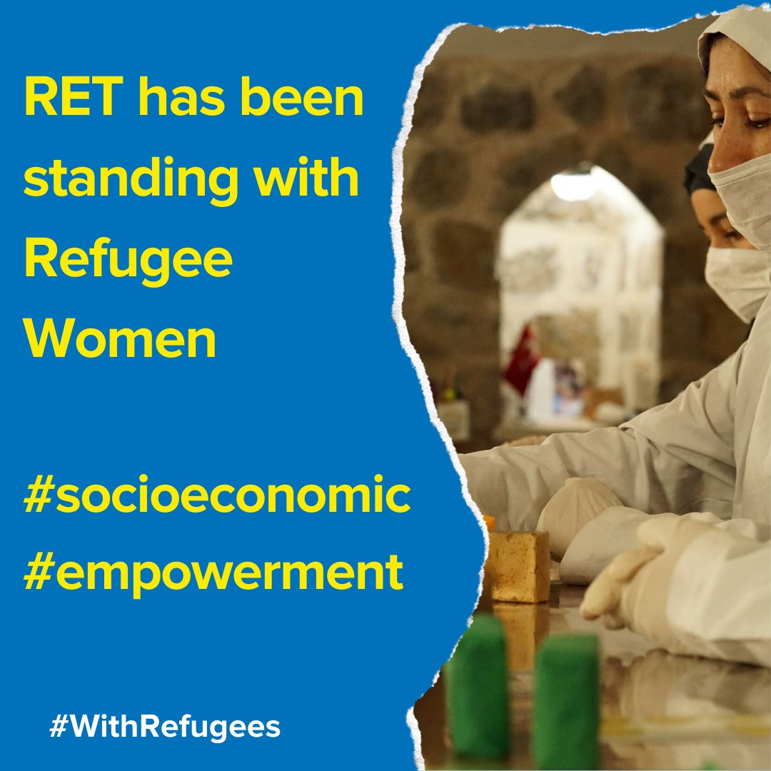 theRETorg's tweet photo. Standing with #Refugee #Women
#WithRefugees #Protection #WSEE #Empowerment #livelihoods https://t.co/a27pgY10rc