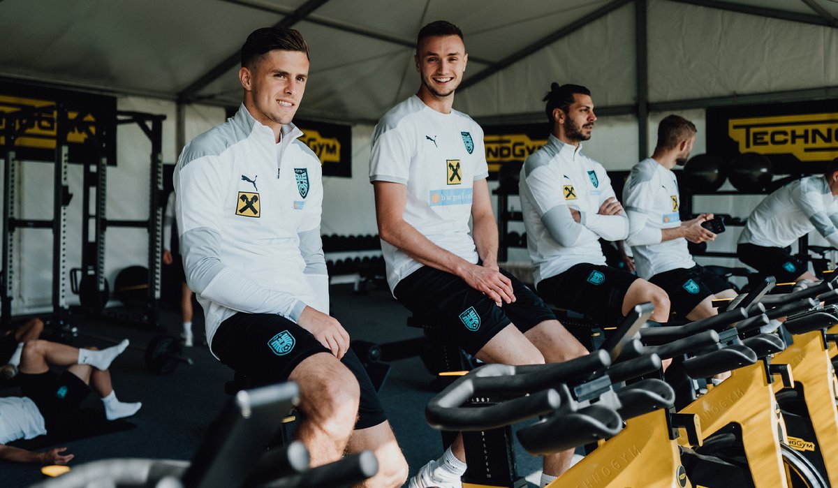 Everything set! Letzte Trainings- und Recovery-Einheiten sind abgeschlossen. Unsere Jungs vom <a href="/oefb1904/">ÖFB - oefb.at</a> sind ready für das letzte Spiel der Gruppenphase! Was sind eure Tipps? 

#technogym #technogymaustria #championstrainwithtechnogym #oefb #gemeinsamösterreich #euro2020