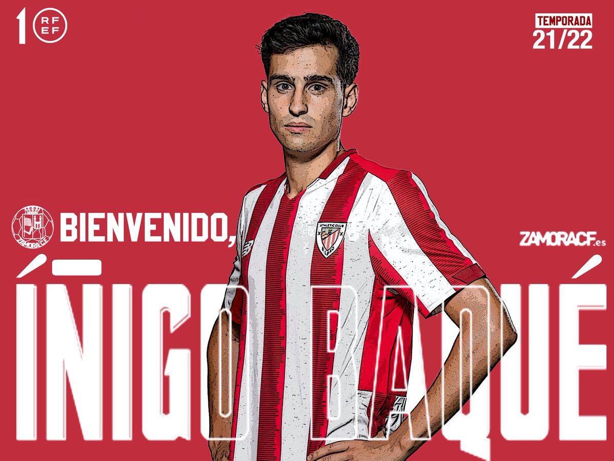BIENVENIDO🔥|

El polivalente centrocampista durangarra Iñigo Baqué (@baque_97) se incorpora al ZCF. 

🧍🏻 Iñigo Baqué Atxotegi
🧭 Centrocampista
👶🏻 Fecha de Nacimiento:01-01-1997
📍Lugar de Nacimiento: Durango (Bizkaia)
🛡<a href="/AthleticClub/">Athletic Club</a> B 

zamoracf.es/inigo-baque-pr…

#VamosMiZamora