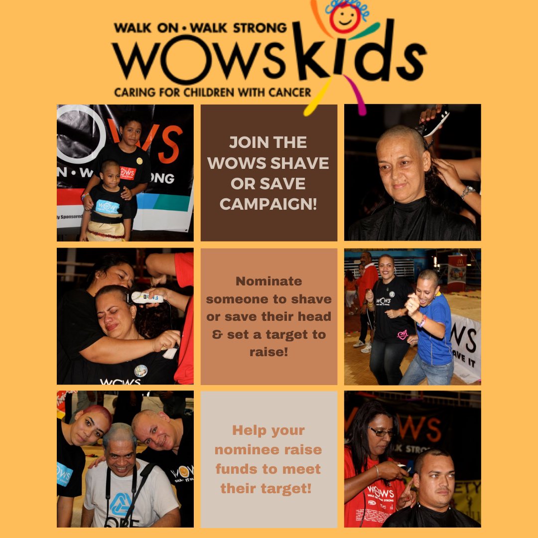 Introducing our second campaign for 2021! The WOWS Shave or Save where you can nominate their friends and family to set a target &amp; raise funds that will determine whether they will shave OR save their hair in October! You can dm us for more details! #WalkOnWalkStrong