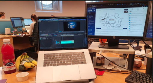 ClarkEventsAV's tweet image. So it goes live!  Privileged to be involved with BAUS's second virtual conference #BAUS21 sat with the BAUS events team @BAUSHQ!