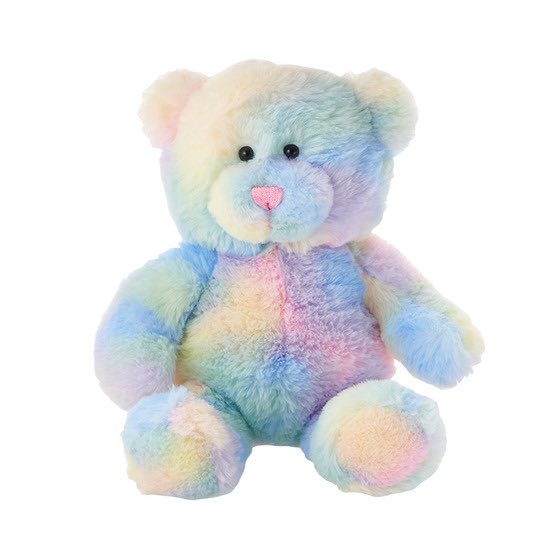 🌈💖💜🧸 『EMMA』のベアぬいぐるみに、PLAZA限定”グラデーションベア