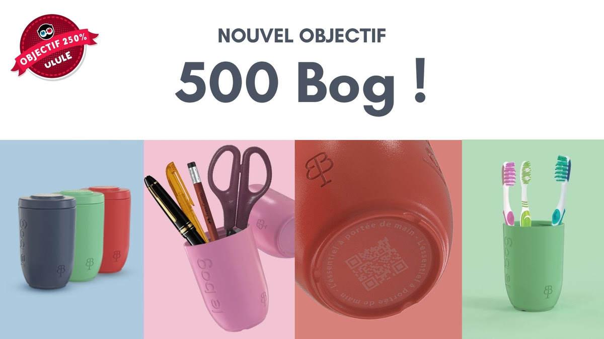 Déjà +200 Bogs pré-commandés !
= 14 000 gobelets jetables et 280Kg de CO2 économisés par personne et par an
= une bonne nouvelle pour la planète 🌍
Il reste 23 jours pour faire encore mieux !
👉fr.ulule.com/le-bog/ 
#JamaisSansMonBog #industrieFR #madeinFrance