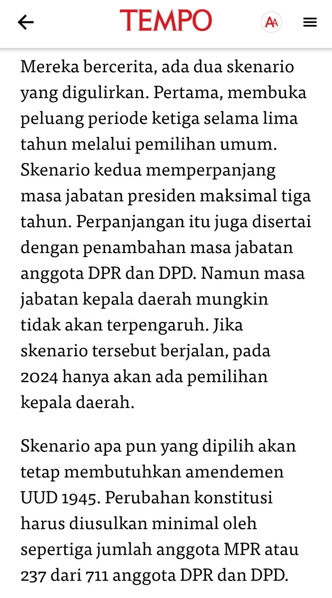 fullmoonfolks's tweet photo. Ini brengsek bener sih kalau pake alasan darurat covid buat perpanjang masa jabatan, khianat https://t.co/iGJPWxUymc