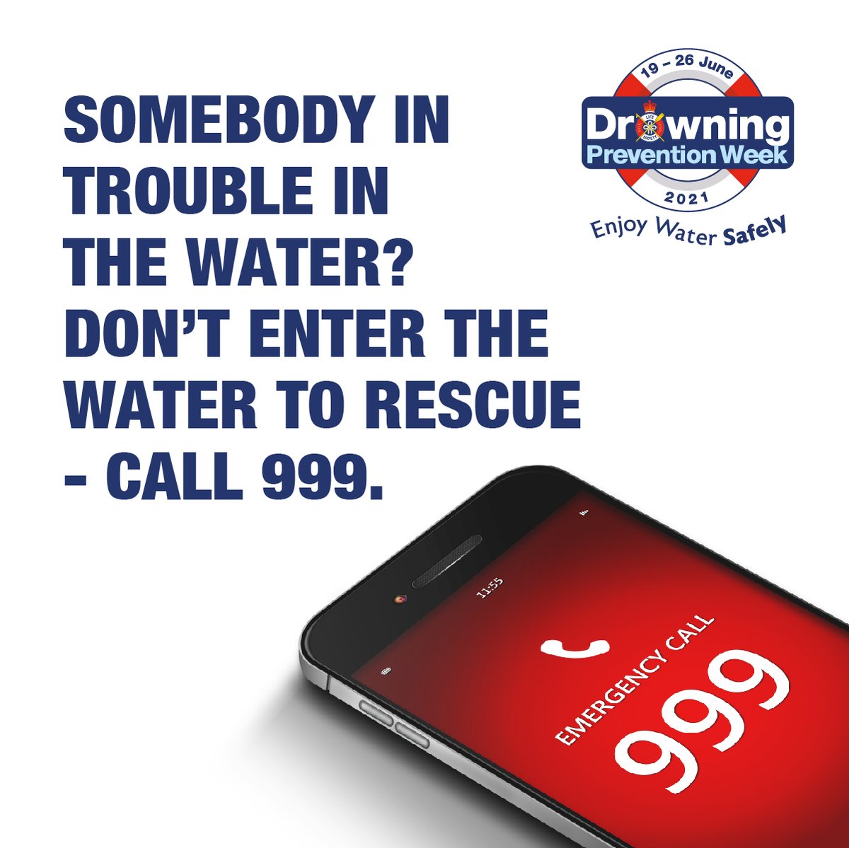 We are supporting Drowning Prevention Week 19-26 June 2021. For more info, visit
rlss.org.uk. #enjoywatersafely #drowningpreventionweek