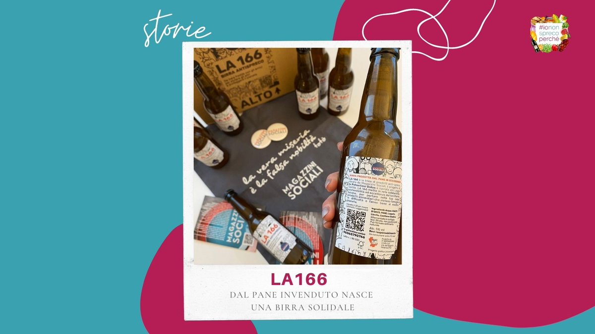 nonsprecoperche's tweet photo. 🍞🤝Dal pane invenduto nasce una birra solidale🍺. @ass_iopotentino e @MagazziniSocial a #Potenza recuperano e distribuiscono eccedenze alimentari. #LA166, non è solo una birra, ma un progetto di #economiacircolare🔎a sostegno dei più deboli.👉https://t.co/FcDYKzMfLJ https://t.co/D8DTZdn82l