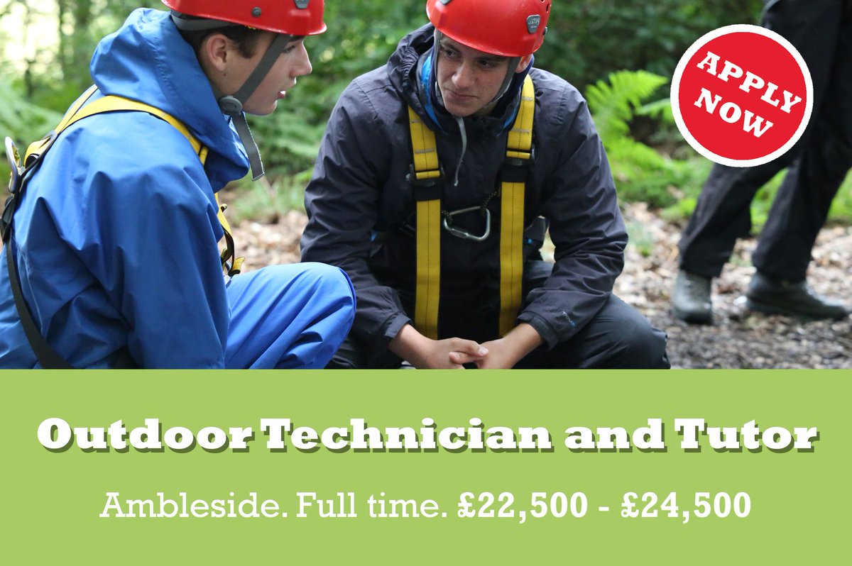We're #recruiting for an Outdoor Technician and Tutor! Imagine arriving at work to one of the best views in the #LakeDistrict, spending your days being outdoors, or on the water, all whilst supporting an amazing #charity... Sounds great, right? brathay.org.uk/join-our-team