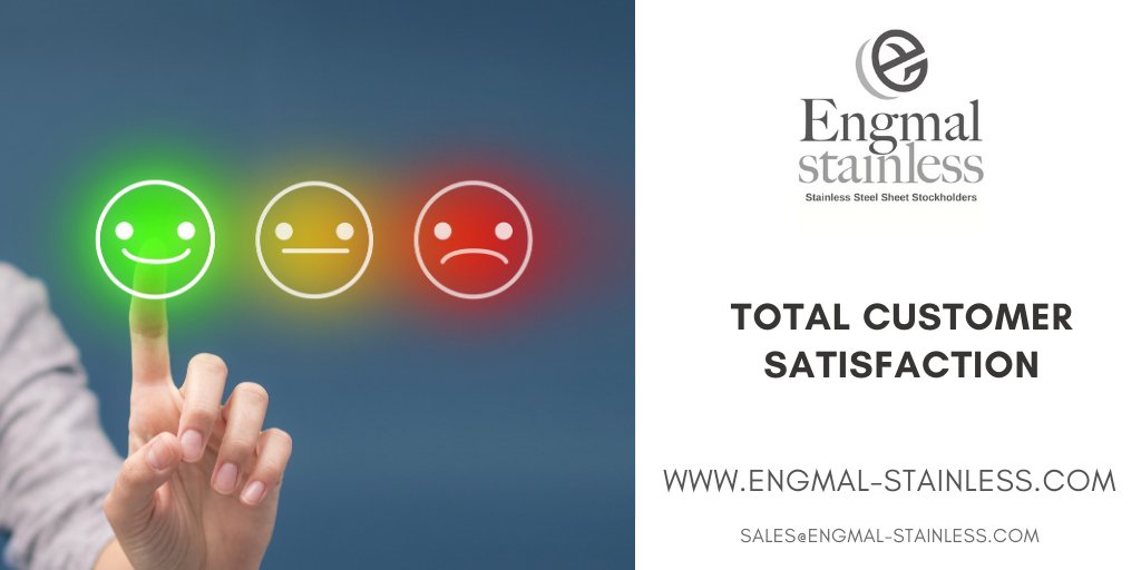 EngmalStainless's tweet photo. Engmal Stainless embraces the goal of ‘total customer satisfaction’ on every order as a key business objective.
Click here to find out how: https://t.co/rgnMdoakuY
#metallurgy #stainlessmetal #customersatisfaction #businessobjective #aboutus #whatwedo #getintouch #sheetmetal https://t.co/zCnX7ERjDo