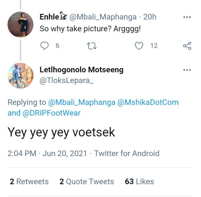 KabeloMohlah02's tweet photo. Incase you missed it 😂😂😂😂😂 https://t.co/M9MkLWdQ3A