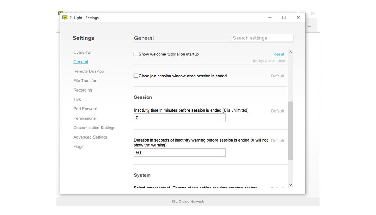 ISL_Online's tweet image. [New feature!] If the operator is inactive for more than a specified amount of time, the #remotesession will be automatically closed.
Read more help.islonline.com/44233/306264
#remotesupport