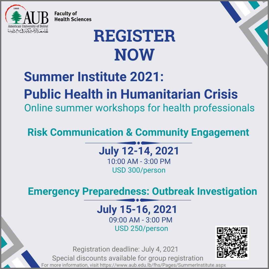 Faculty of Health Sciences at AUB tweet media
