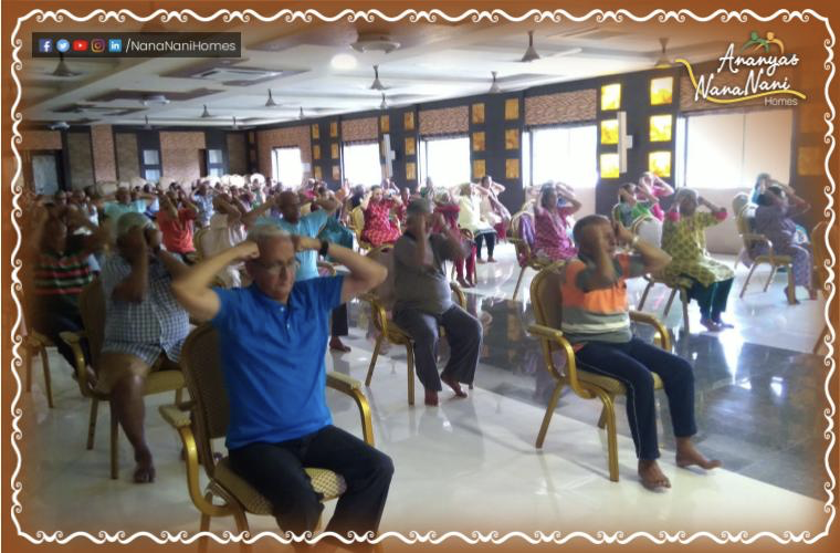 NanananiHomes's tweet photo. The International Day of #Yoga has been celebrated annually on 21 June 2015 for physical and mental well-being. #NanaNaniHomes celebrate #InternationalYogaDay with its residents.
To know more about our NanaNani's Lifestyle, Contact, https://t.co/yNsWhDuWyK
#yogaday, https://t.co/D9XtGhyUMT