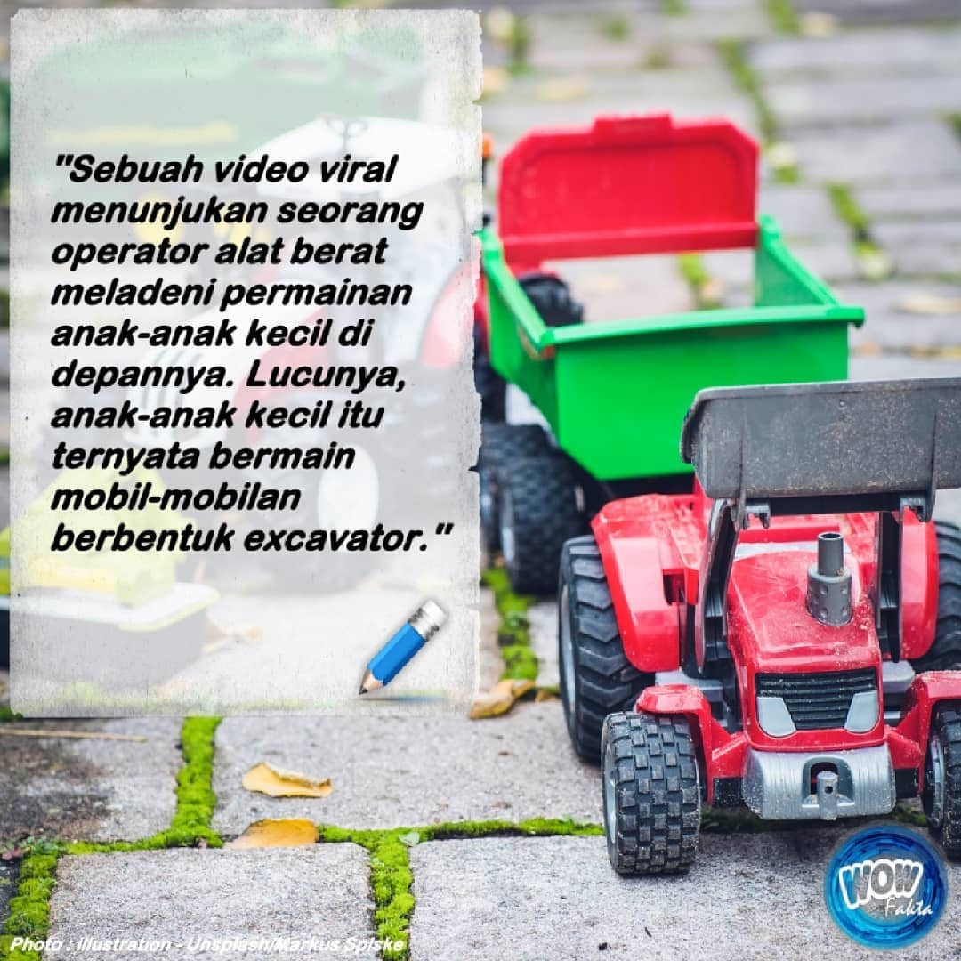 Sebuah video di media sosial menunjukkan #bahagia itu memang sederhana. Contohnya tingkah anak-anak ini yang #bermain mobil-mobilan di lokasi #konstruksi...⤵️
.
instagram.com/p/CPFCNDPrF2E/…
.
.