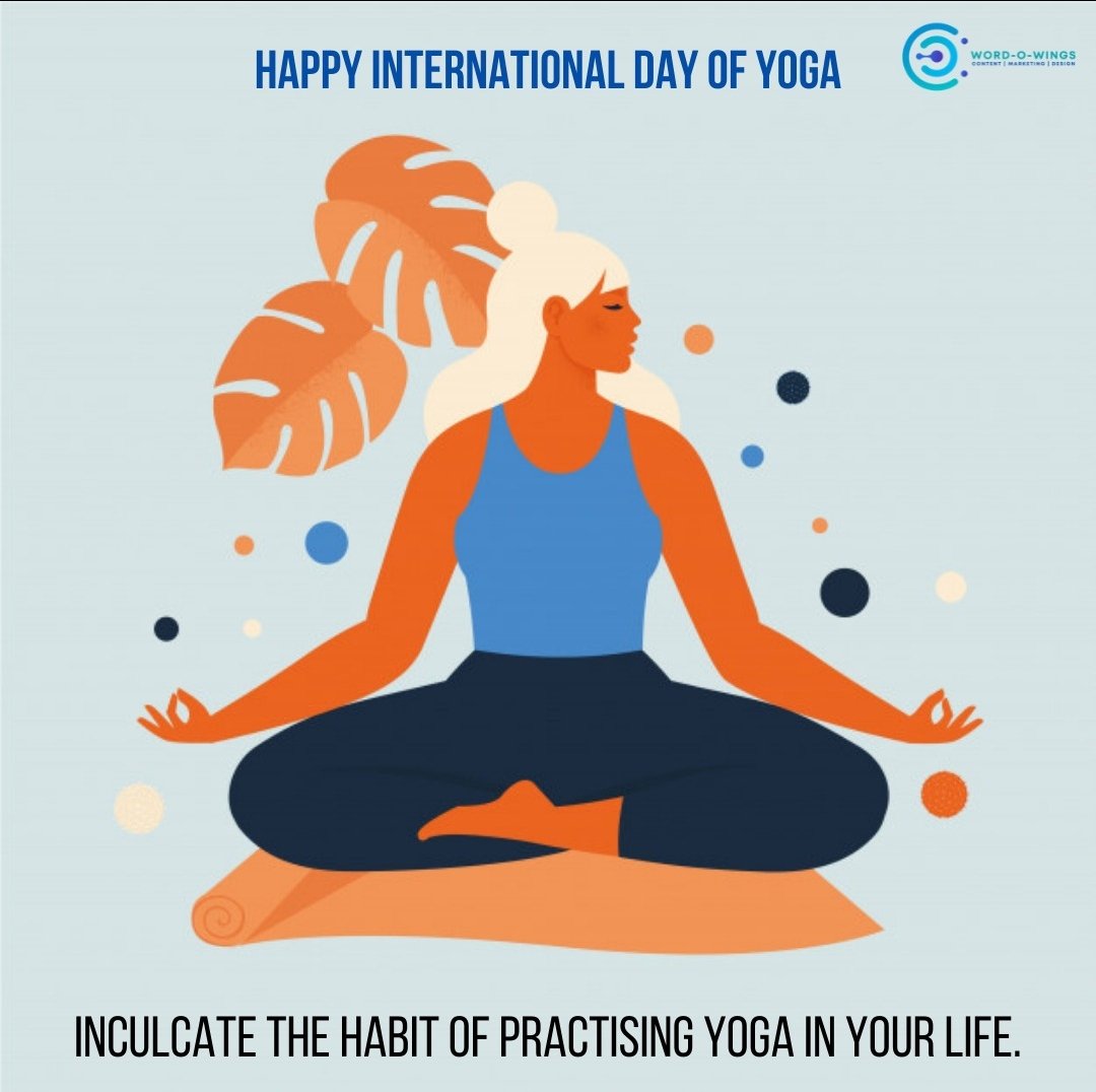 wings_word's tweet photo. When you perform yoga, you establish a connection between your body and mind and become more aware of yourself. Happy Yoga Day from Word-O-Wings!

#yoga #fitness #meditation #yogapractice #love #yogainspiration #yogalife #yogaeverydamnday #mindfulness #yogi #yogateacher #yogalove https://t.co/a7eZQA45Hr