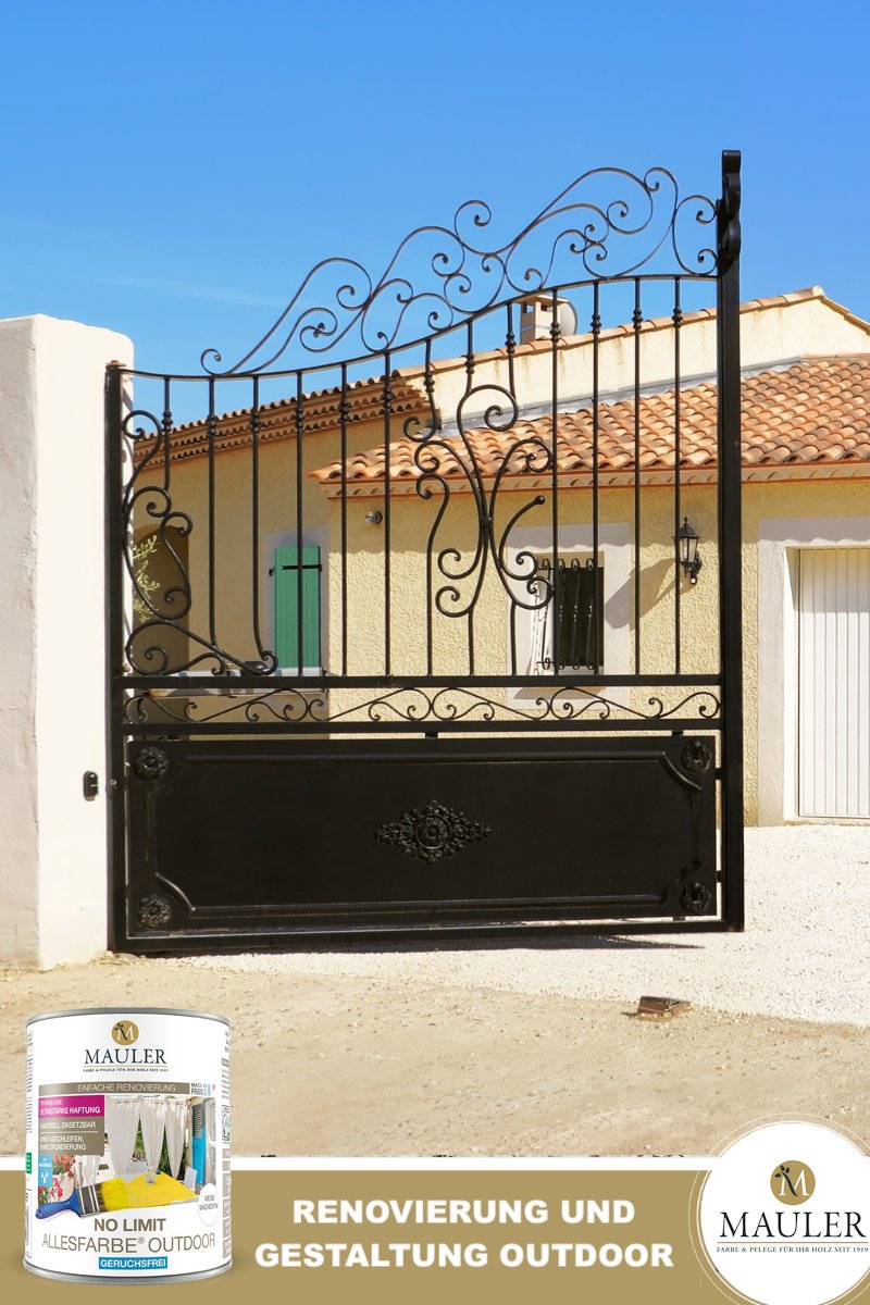 LeTerrierBlanc's tweet photo. 🥰 Mit unserem schönen Metalltor begrüßen wir die Sonne in unserem Haus: https://t.co/0dcztE4RdL
🙌🏼 Außenholz, Metall, PVC... Die No Limit Allesfarbe Outdoor ist ein Multitalent und ermöglicht Ihnen die Neugestaltung in unendlich vielen Farben.
#DIY #Tor #Einfahrt #Allesfarbe https://t.co/r4ePVGov7R