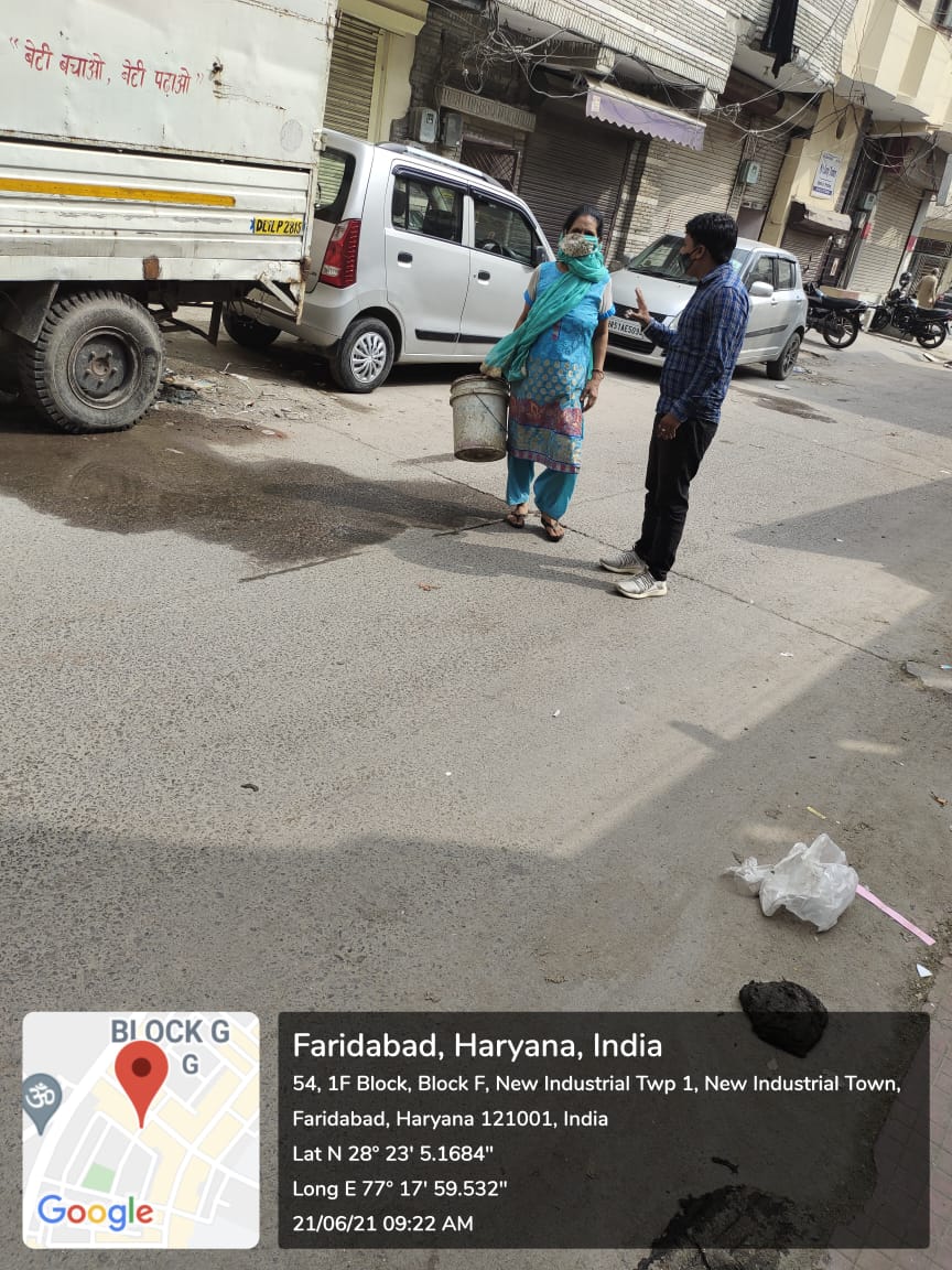 ULB Name : MCF ULB Code: 800436 Date: 21-06-2021 Zone: south Ward:12 Activity Conducted: WASTE SEGREGATION DRIVE Activity Details: WASTE SEGREGATION conducted by SBM Field Member Objective: To Spread Awareness On WASTE SEGREGATION #wearmaskstaysafe @dipro_faridabad