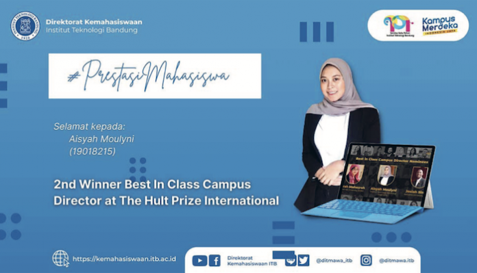 Observer_ID's tweet photo. Aisyah Moulyni, runner-up at 2021 Hult Prize International https://t.co/ZI8YTeE6VY via #OBSERVER https://t.co/7CiY8b1m2b