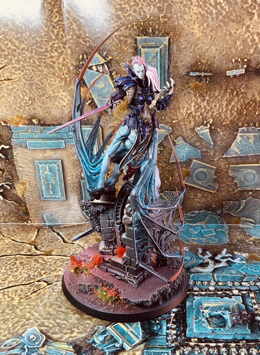 W4Rmachine7's tweet photo. Here’s everyone’s favourite Vampiress 🧛♀️ loads of fun to paint & excited to get her on the table in 3.0 #WarhammerCommunity #miniaturemonday #pileofpotential #soulblightgravelords #laukavai https://t.co/yNlCGI2BJz