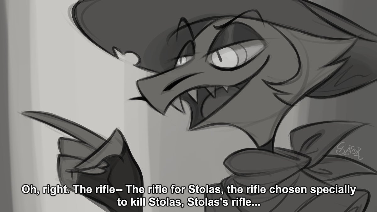 SatorRotas's tweet image. Emperor's New Groove AU 👑

#HelluvaBoss #Stolitz #Striker #Stella