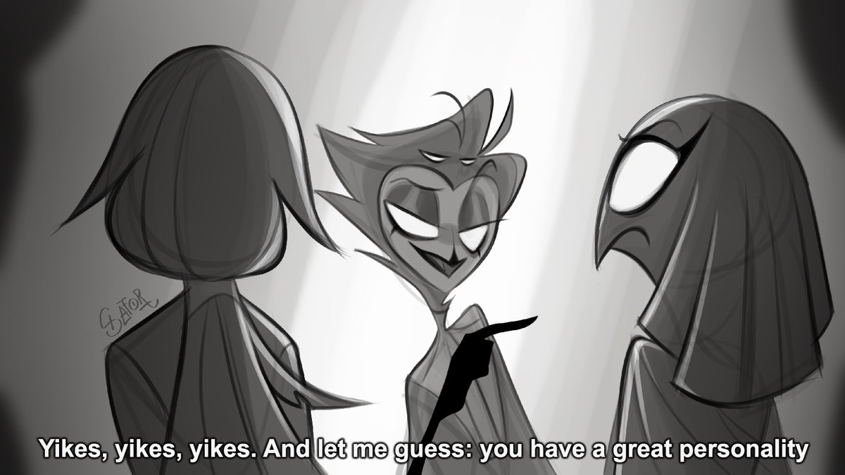 SatorRotas's tweet image. Emperor's New Groove AU 👑

#HelluvaBoss #Stolitz #Striker #Stella