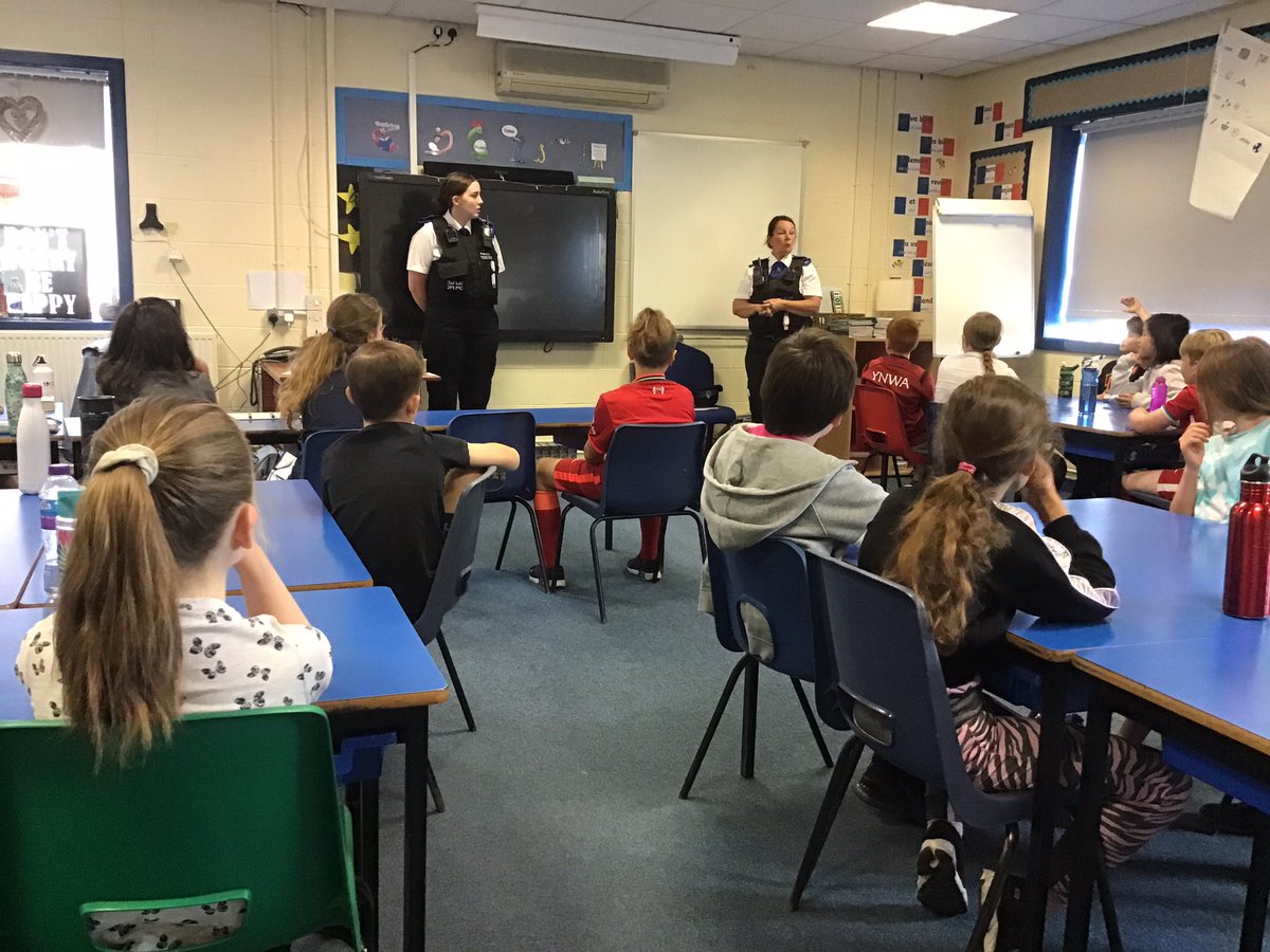 We are super excited for health and well-being week. We are starting the week with a visit from Merseyside Police.