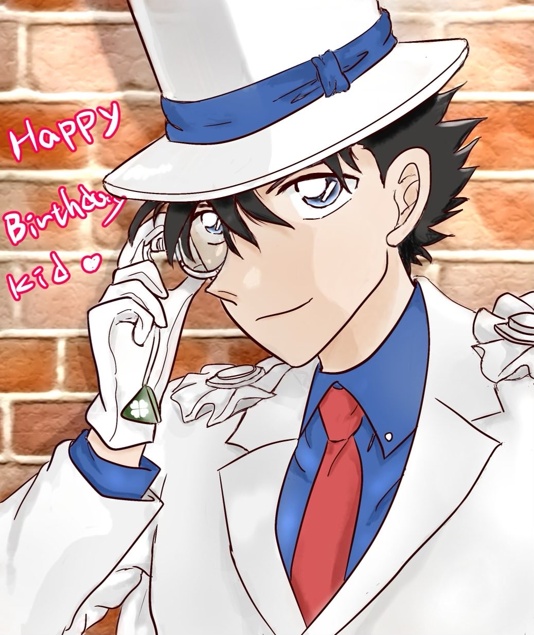 怪盗キッド誕生日イラスト Twitter Search Twitter