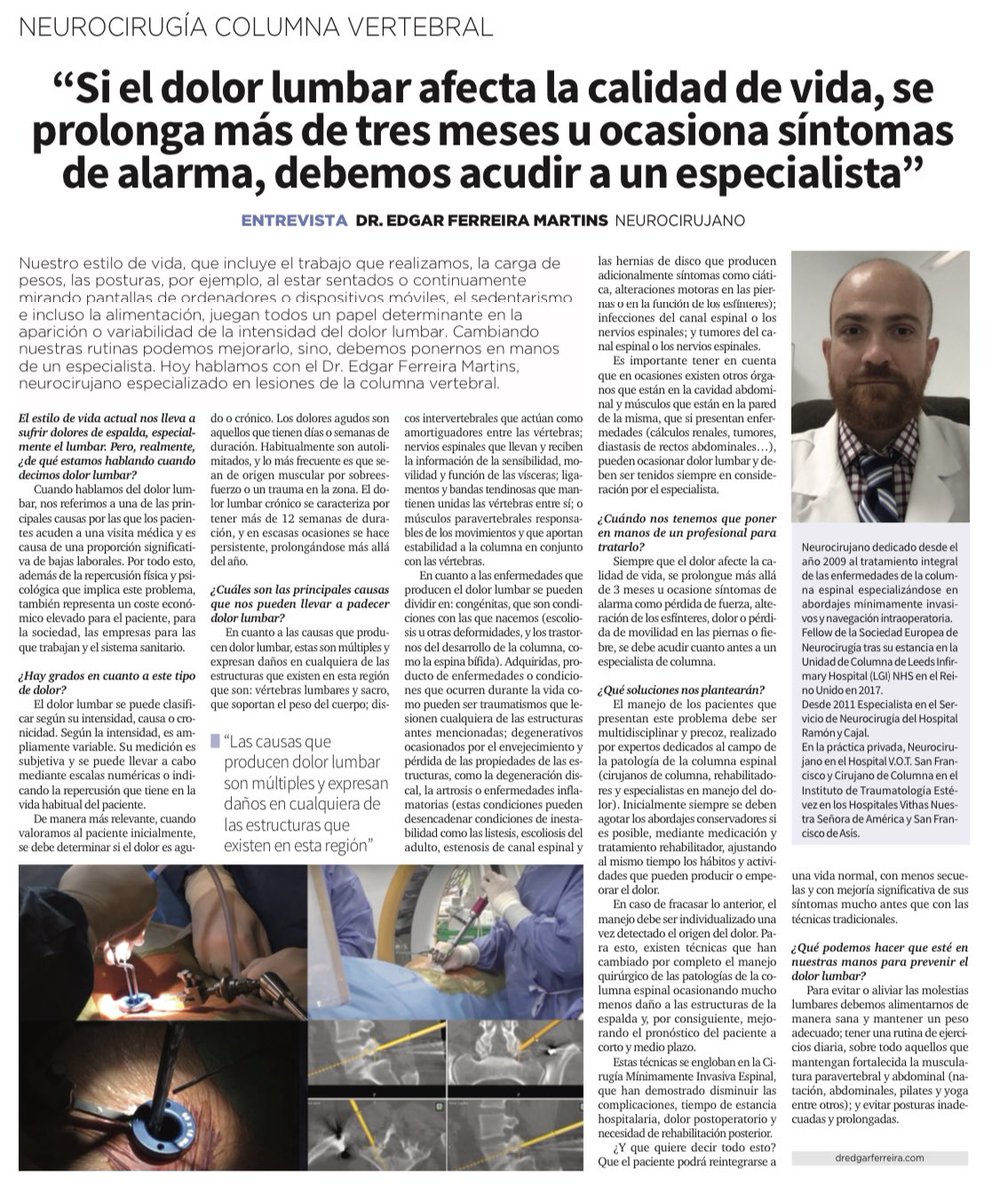 Edgar Ferreira Martins MD Phd #spine tweet media