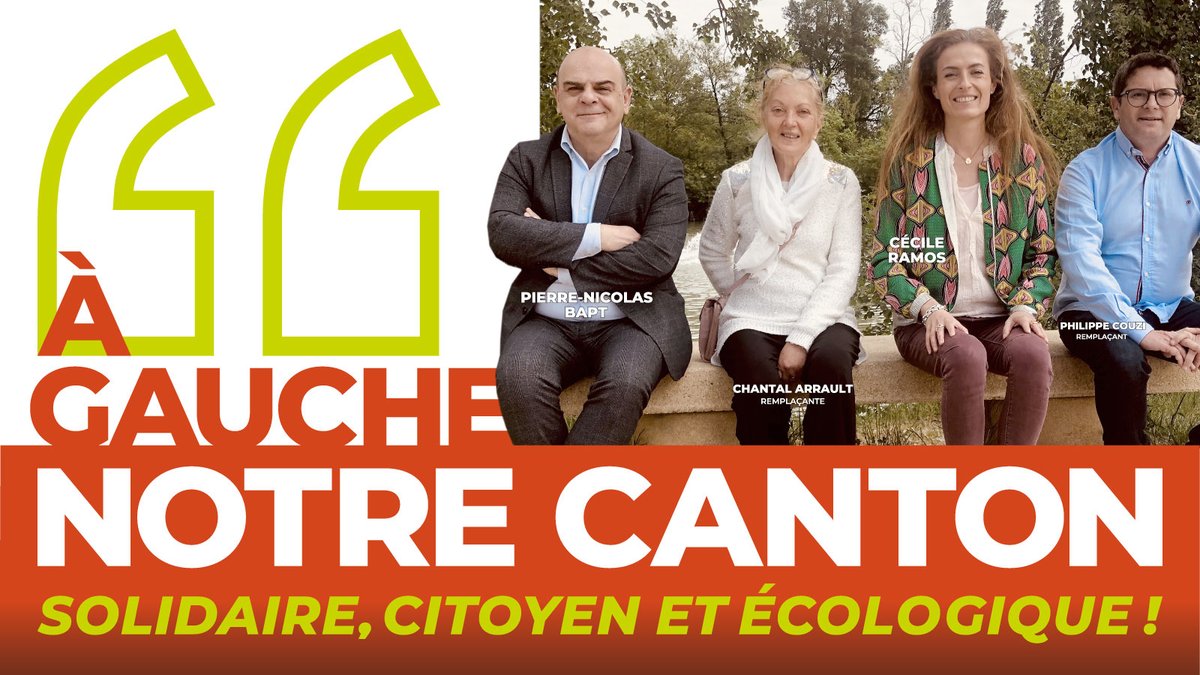 C. RAMOS & P-N BAPT | Canton de Toulouse 9 tweet media