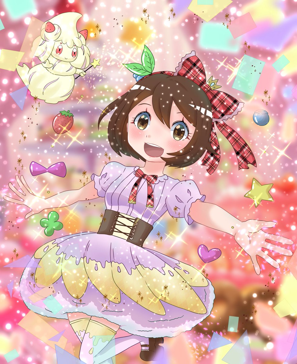 あゆゅ ﾟ ユウリ マホイップのデコレーション Gloria Alcremie S Decoration