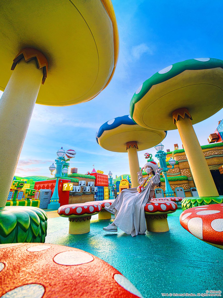 ユニバーサル スタジオ ジャパン公式 Pe Twitter 大きなキノコに囲まれたエリアは 絶好のフォトスポット あなたイチオシの スーパー ニンテンドー ワールド 撮影スポットはどこ コメントで教えてね 詳しくは T Co D9niwkmqs2 Wearemario