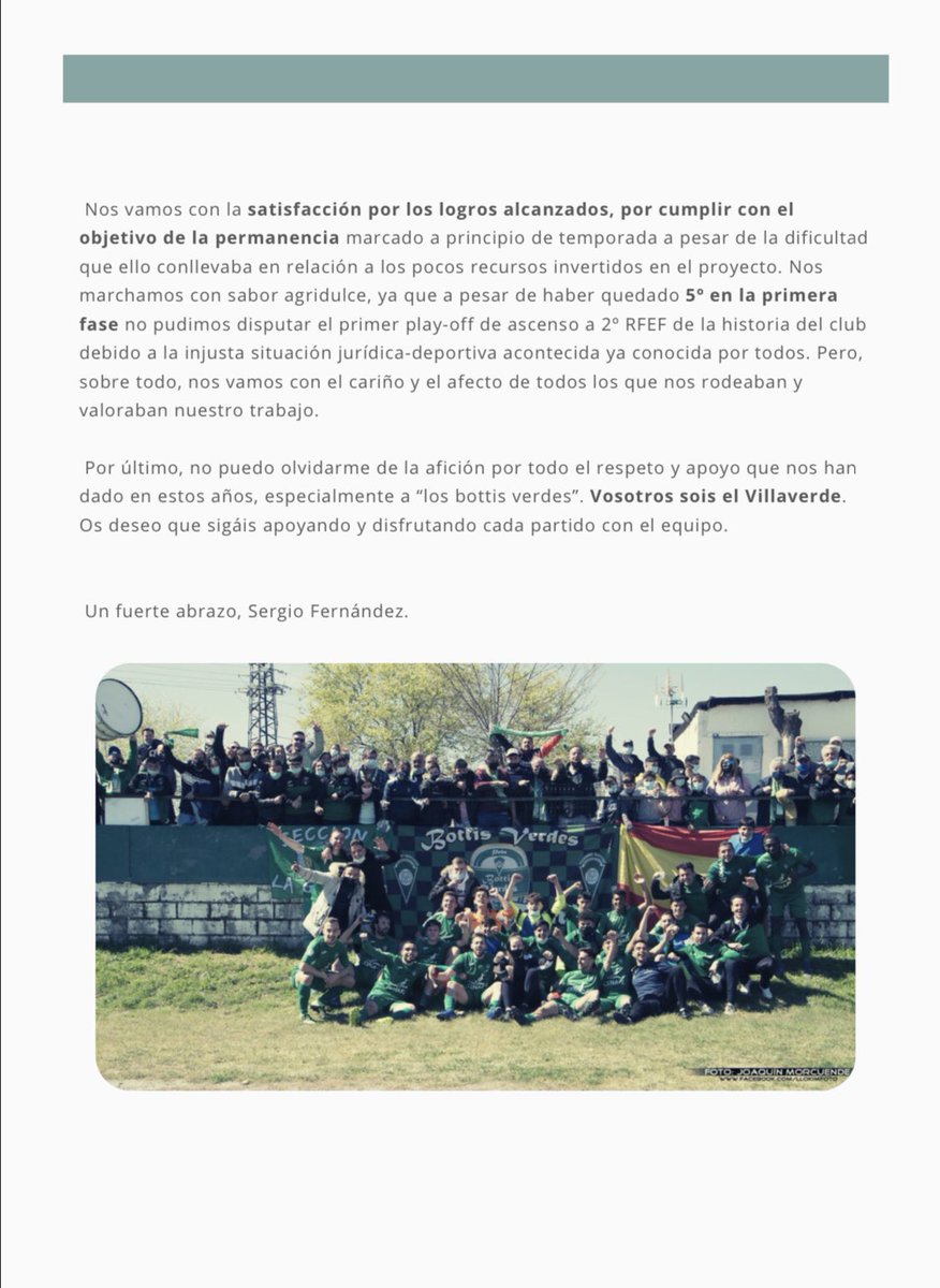 Simplemente GRACIAS! <a href="/SADvillaverde/">SAD Villaverde San Andrés</a> 💚⚽️