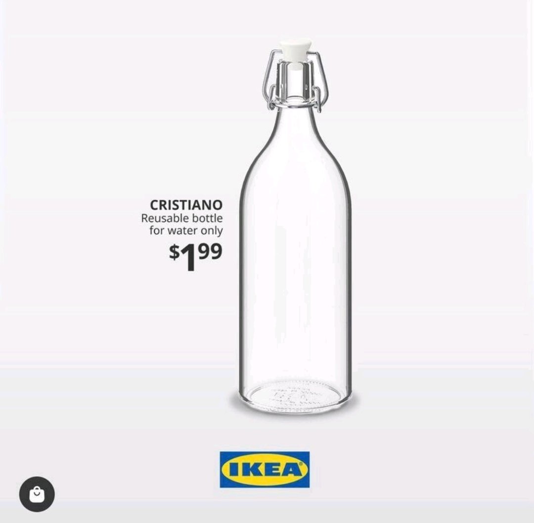 AndrewBloch's tweet photo. Great bit of reactive marketing from IKEA.

#EURO2020 #Ronaldo https://t.co/jPWCJ5ksPh