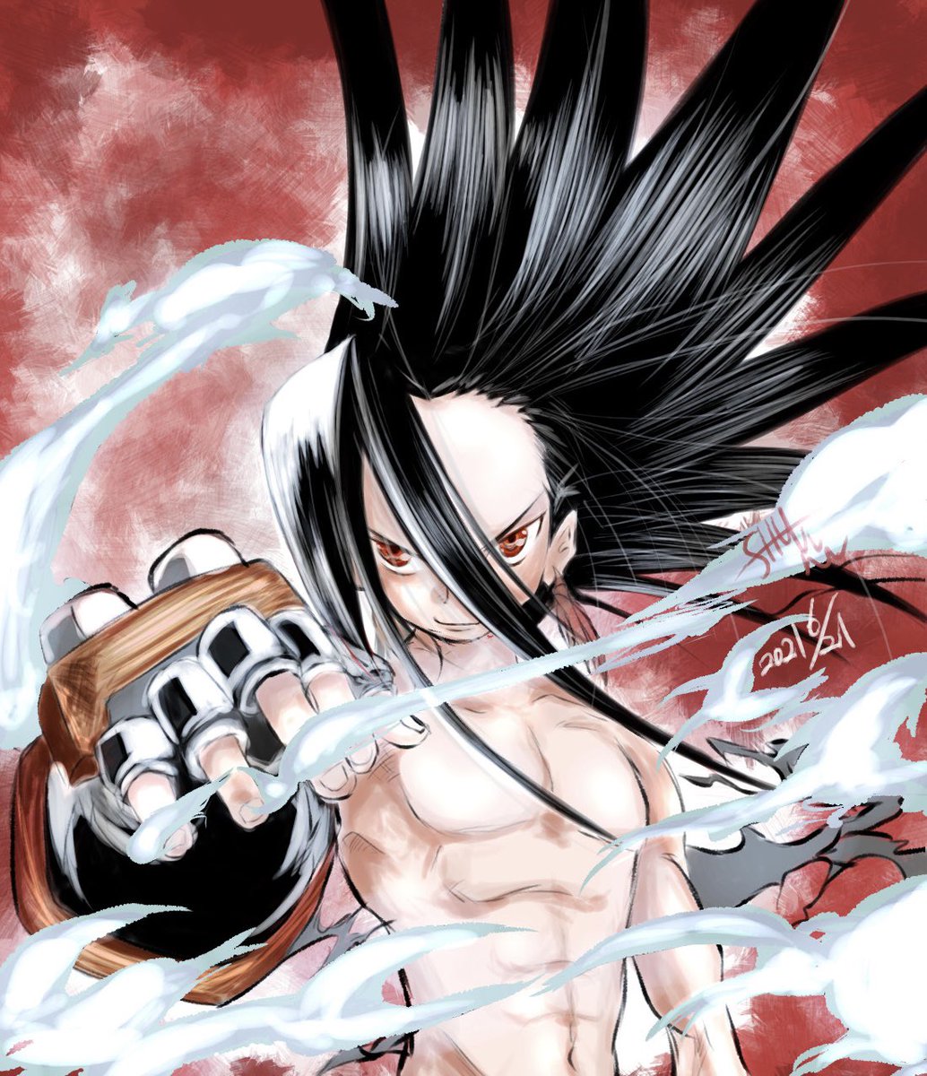 久々のリクエストです シャーマンキングより大陰陽師麻倉葉王 筋肉 Shuさんのイラスト