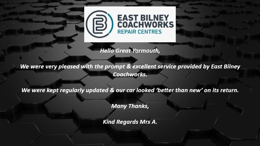 Well Done to the Great Yarmouth Branch for this fantastic customer feedback!!