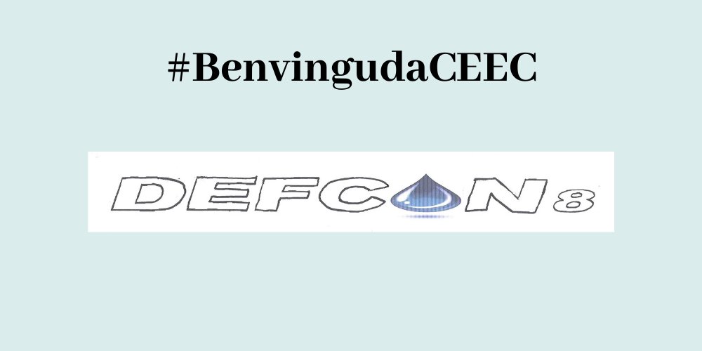 clusterEE's tweet photo. 🔝 Iniciem la setmana donant la #BenvingudaCEEC al nou #sociCEEC #Defcon8. Benvinguts! 👏
🖥️ #Defcon8 ajuda als usuaris a millorar l'estalvi energètic i d'aigua.
👉 Més info: https://t.co/qZiXNXEG4D https://t.co/AB0ViPBT68