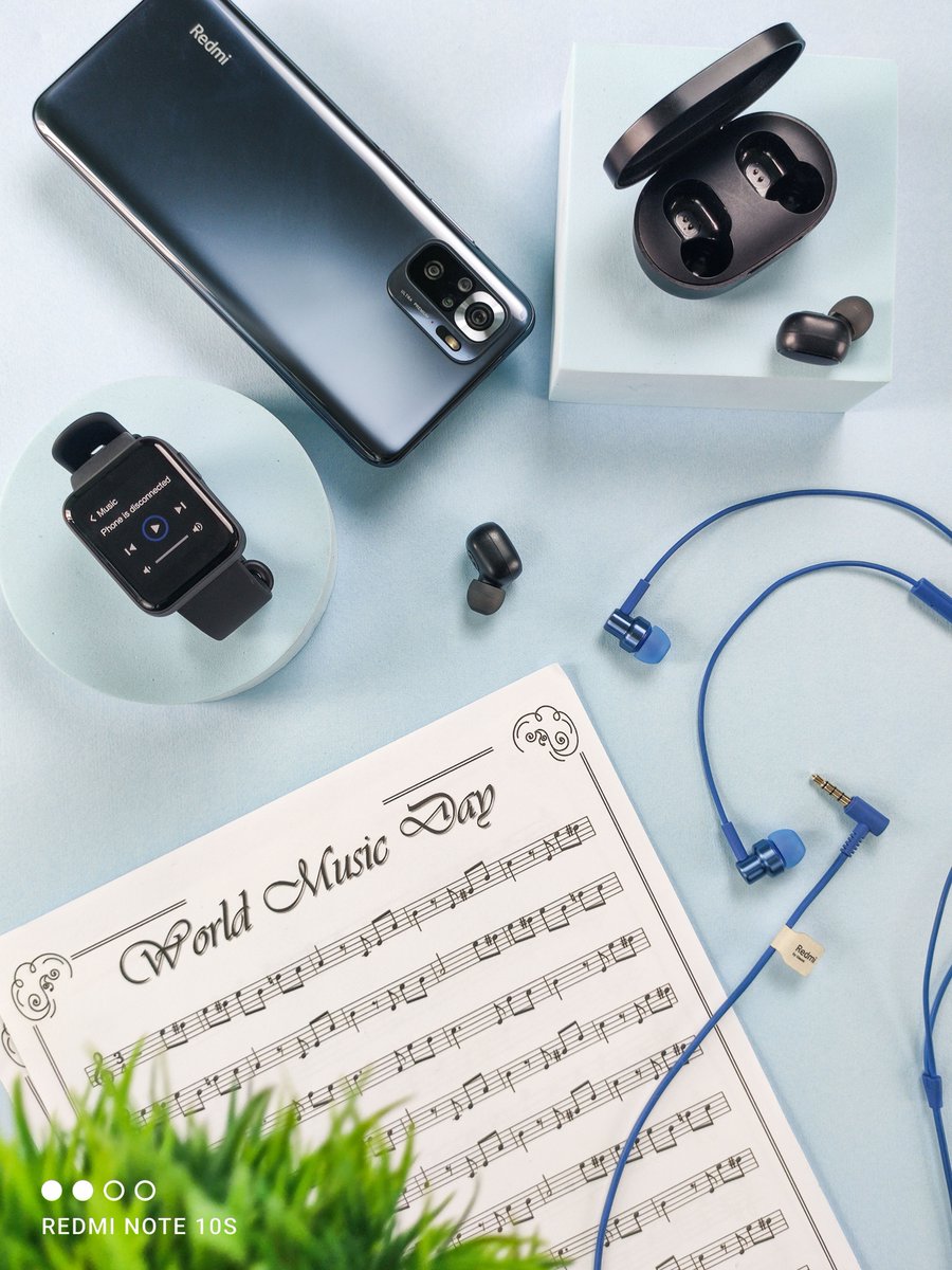 RedmiIndia's tweet photo. Set out on your musical journey to discover what defines you!
Remember to add our #RedmiNote10S #RedmiWatch #RedmiEarbuds2C to your list of self-discovery essentials tho :)
#ShotOnRedmi #StunningCamera #SavagePerformance https://t.co/vdNVISblGB