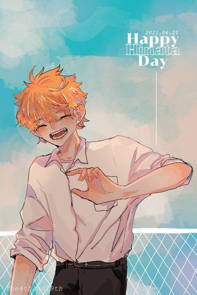 #6月21日は日向翔陽の誕生日
Happy Hinata day 🤍🎂🍰