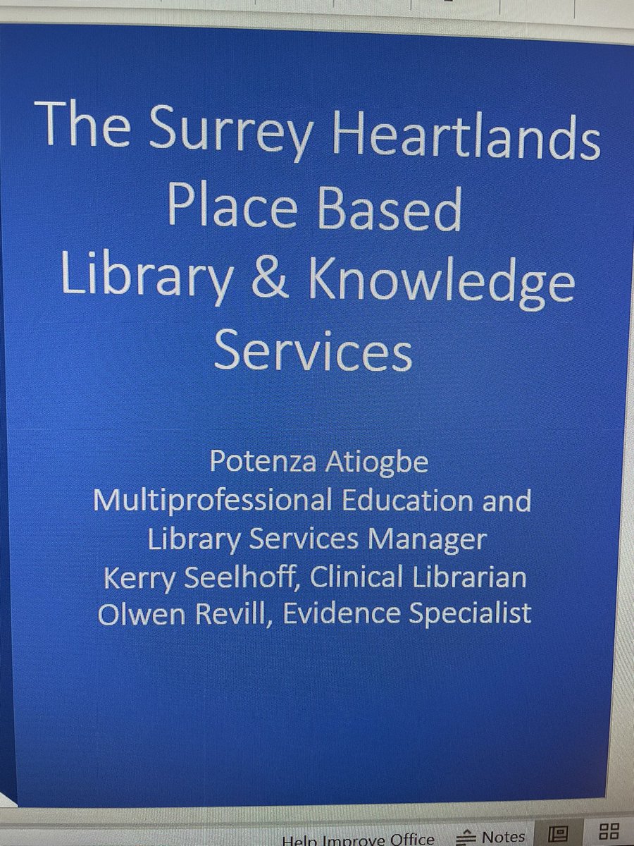 OlwenRevill's tweet photo. Looking forward to presenting later at the NHS Library & Knowledge Services National Networking event! New ways of working, accessibility for primary care & more!#KLSNNE2021 #giftoftime #placebasedcare @AndyField1 @SimonLittlefie1 @kerrie_myall @DThiruchelvam https://t.co/c5dIGsqxlf